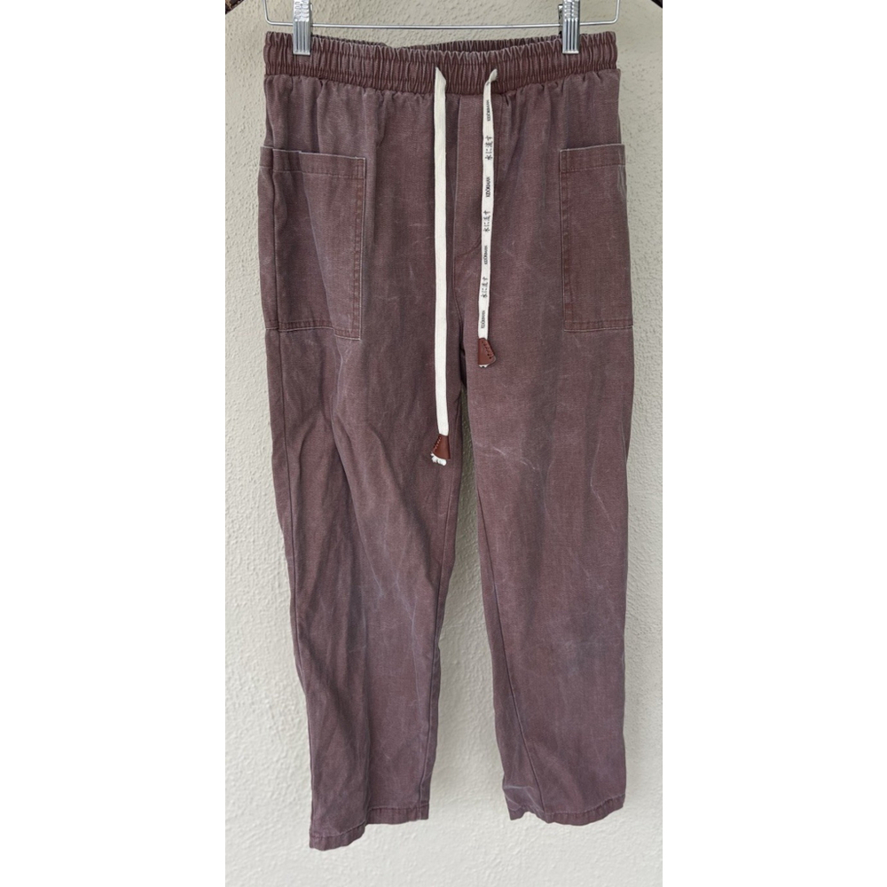 Kidoriman Kireina Jogger Pants XL Purple Pull On Elastic Waist Lightweight Loose